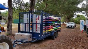 Our new showjumps - thanks to ACT Government and Eventing NSW for their support of the purchase of this wonderful new equipment!